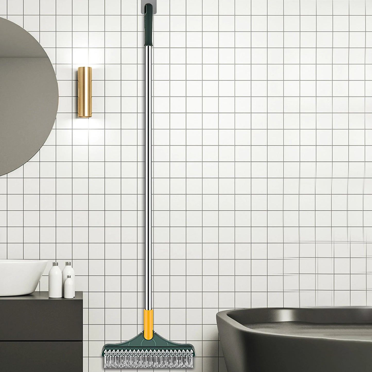 Rotate 2 in 1 Floor Scrub Brush