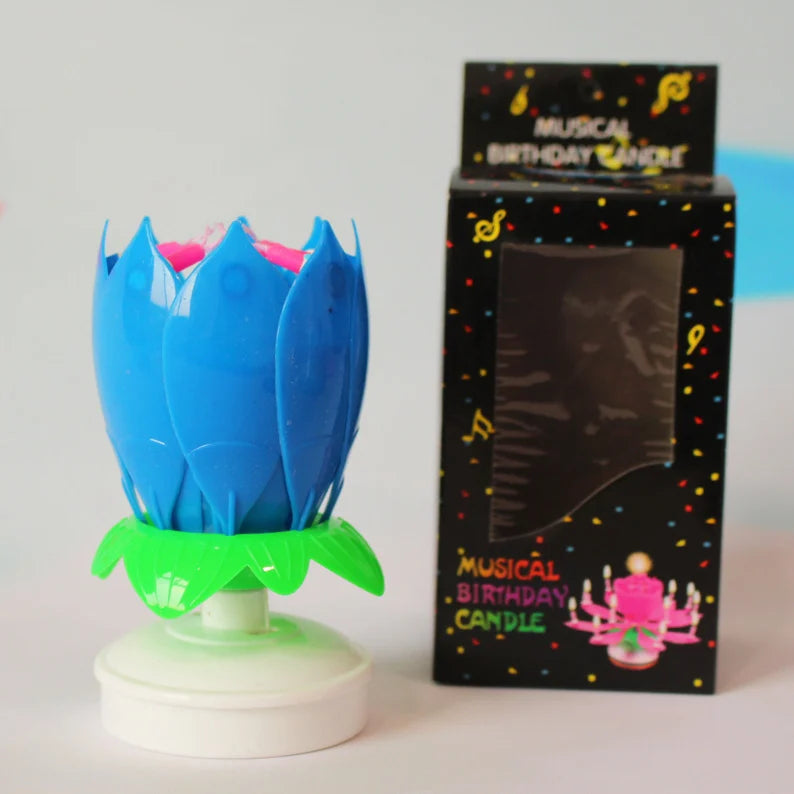 Magic Flower Birthday Candle