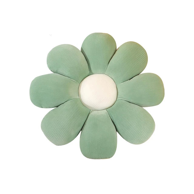 6 Styles Sunflower Pillow Green