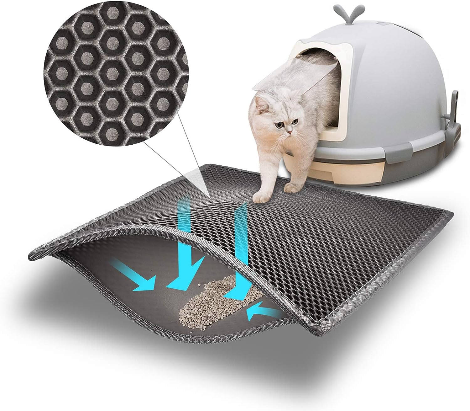 Foldable Cat Litter Mat