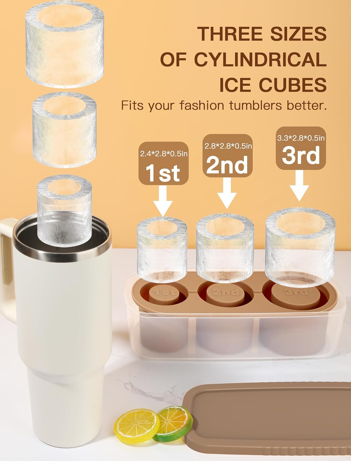 Ice Cube Tray for 30Oz-40Oz Tumbler
