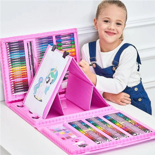 Deluxe 6-In-1 Art Creativity Set