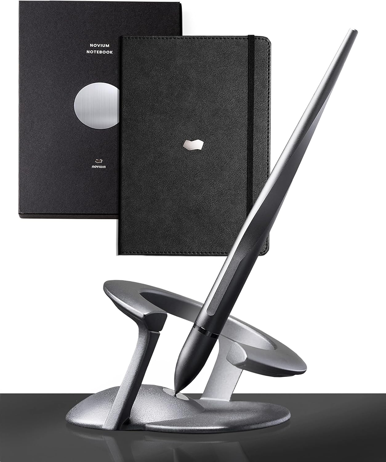 Hoverpen & A5 Hardcover Leatherette Notebook