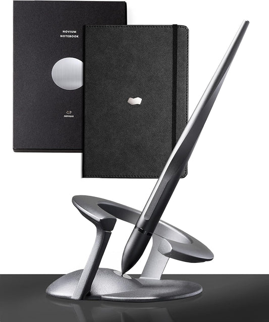 Hoverpen & A5 Hardcover Leatherette Notebook