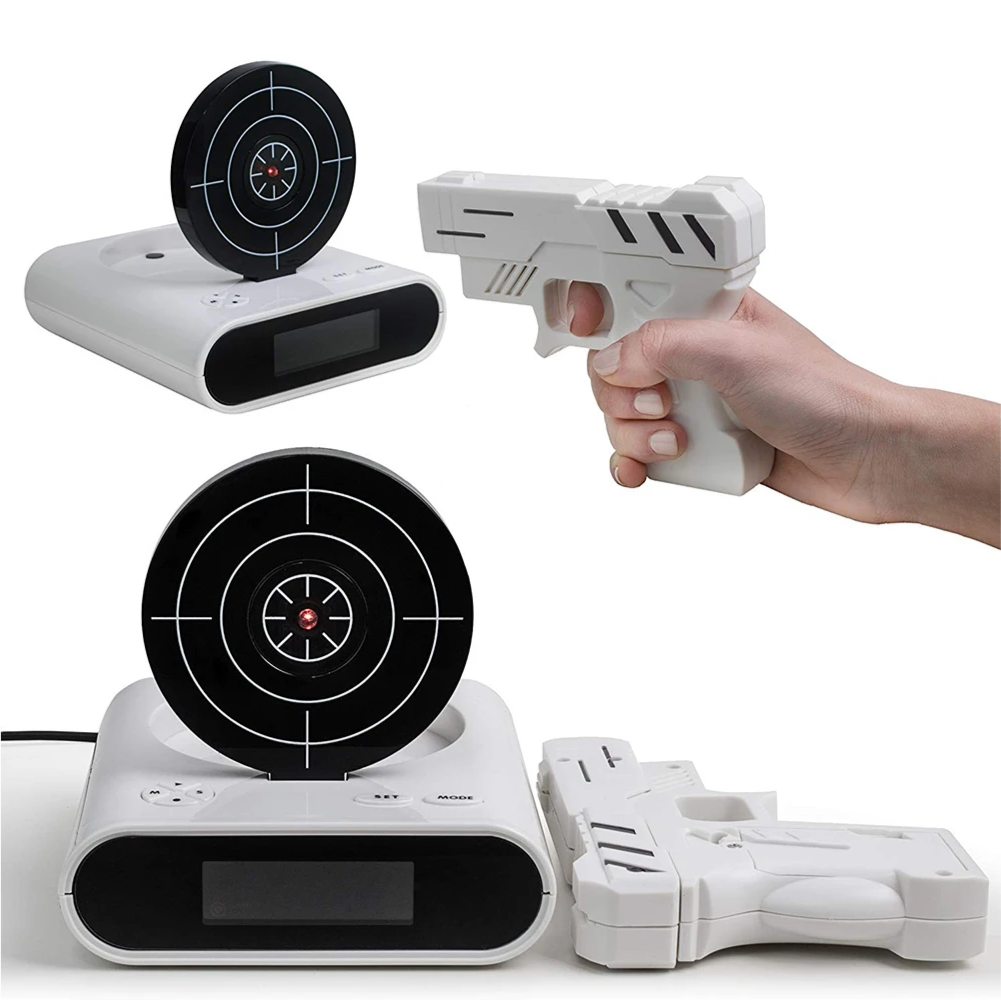 Gun Alarm Clock