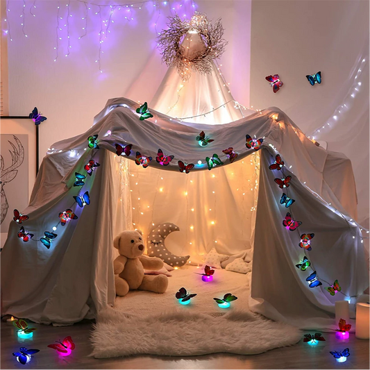 3D Butterfly Wall Stickers Lamps
